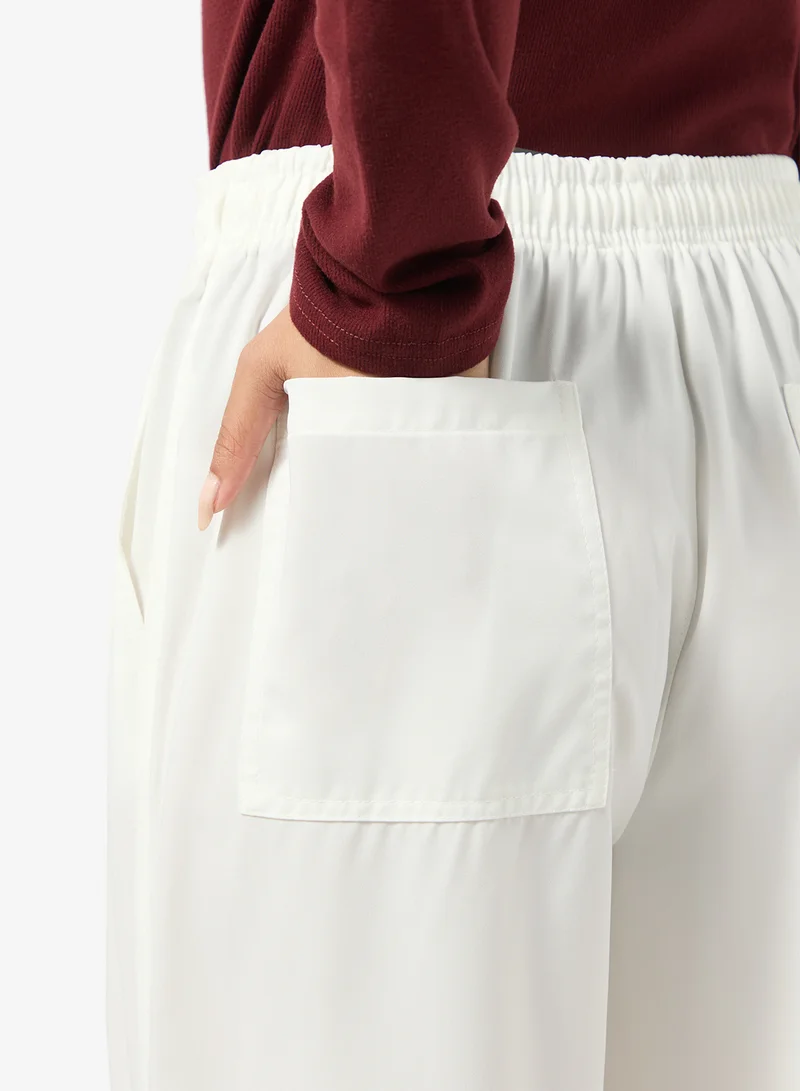 Ginger Pullon Linen Blend Pants
