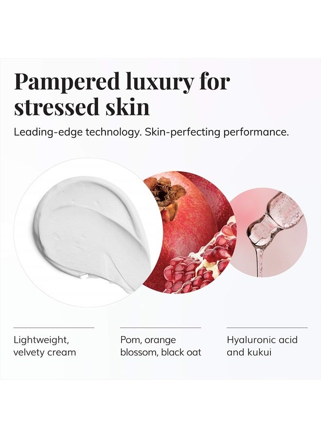 Le Mieux Pomegranate Massage Cream - Aromatic Moisturizing Neck & Face Massage Cream with Algae, Hyaluronic Acid & Botanical Oils, No Parabens or Sulfates (2 oz / 60 ml) - Image 2