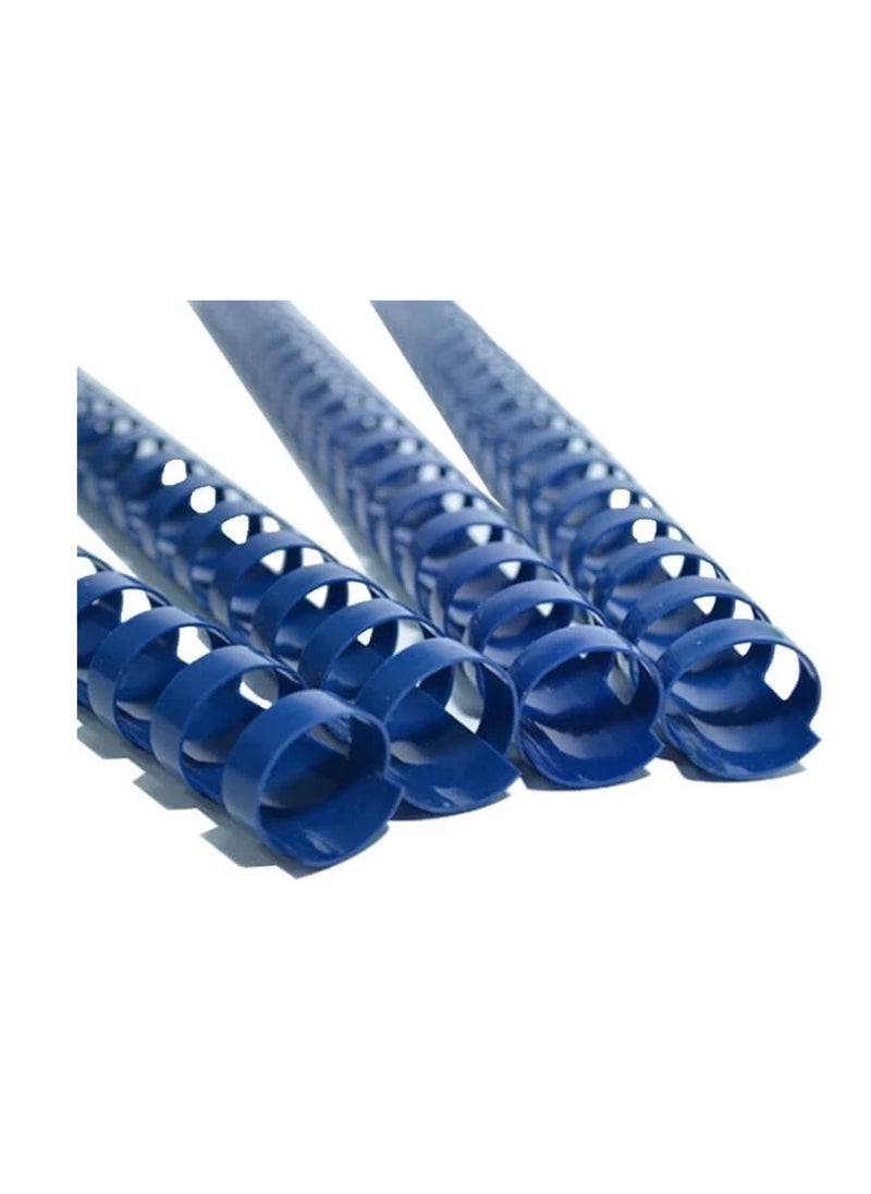 PARTNER - 50-Piece Binding Combs 22mm Blue - Image 1