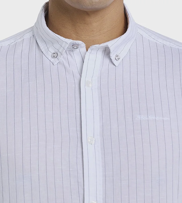 Ben Sherman  Ben Sherman Men's Long Sleeve Striped Shirts for Men | Best Price UAE