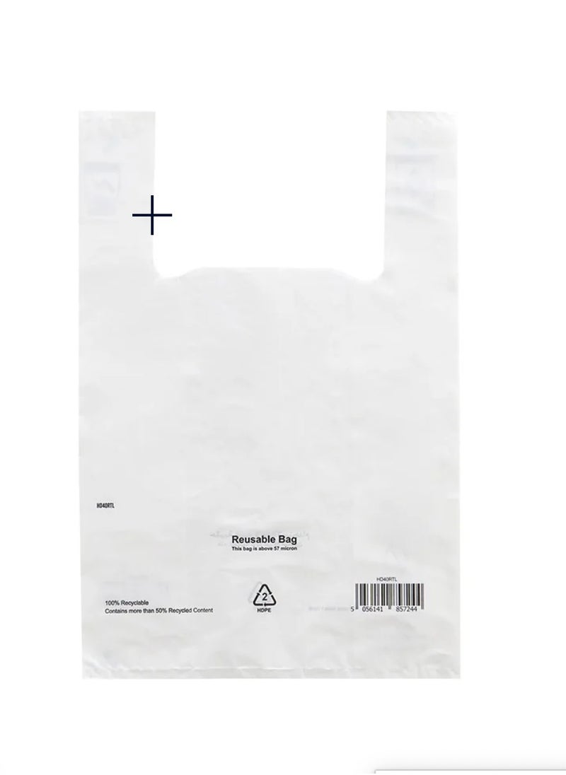 Generic - Heavy Duty Plastic Carry Bags 40x40Cm 20Kg - Image 1