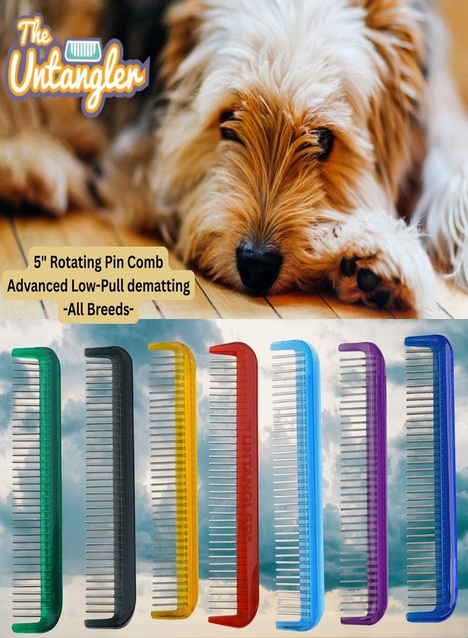 Untangler Pet Comb (5", Royal Purple) - Image 2