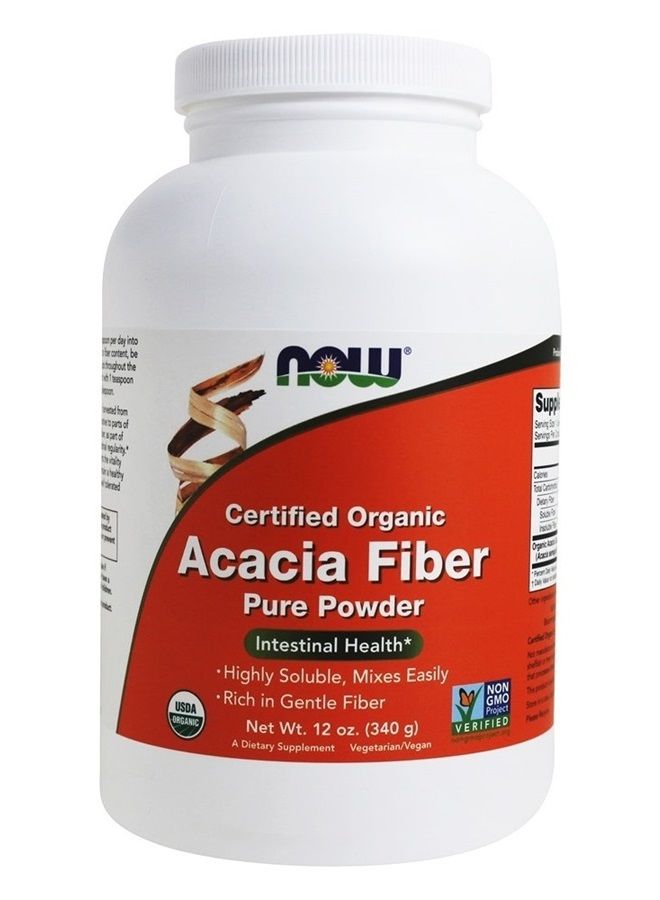 now Acacia Fiber Organic Powder 12 oz - Image 2
