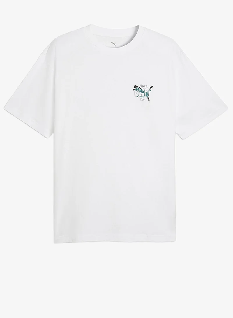 PUMA  Bubble Font Graphic T-Shirt for Men | Best Price UAE