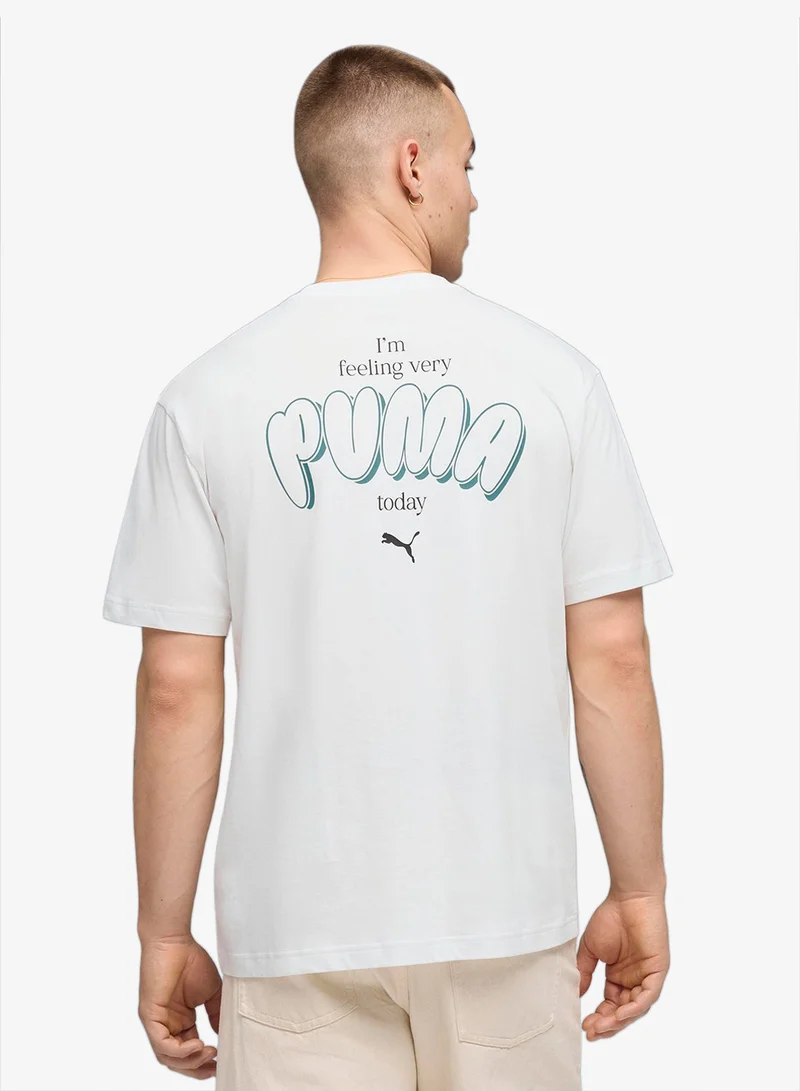 بوما تيشيرت بطبعة فقاعات