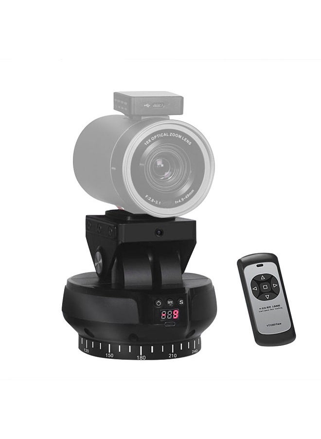 ANDOER - YT1200 Face Motorized Pan Tilt Head 2-axis Panoramic Head AI Smart Face Tracking 360° Rotation Panoramic Tripod Head Wireless Remote Control 9 Levels Adjustable Speed 1kg Load Capacity - Image 1