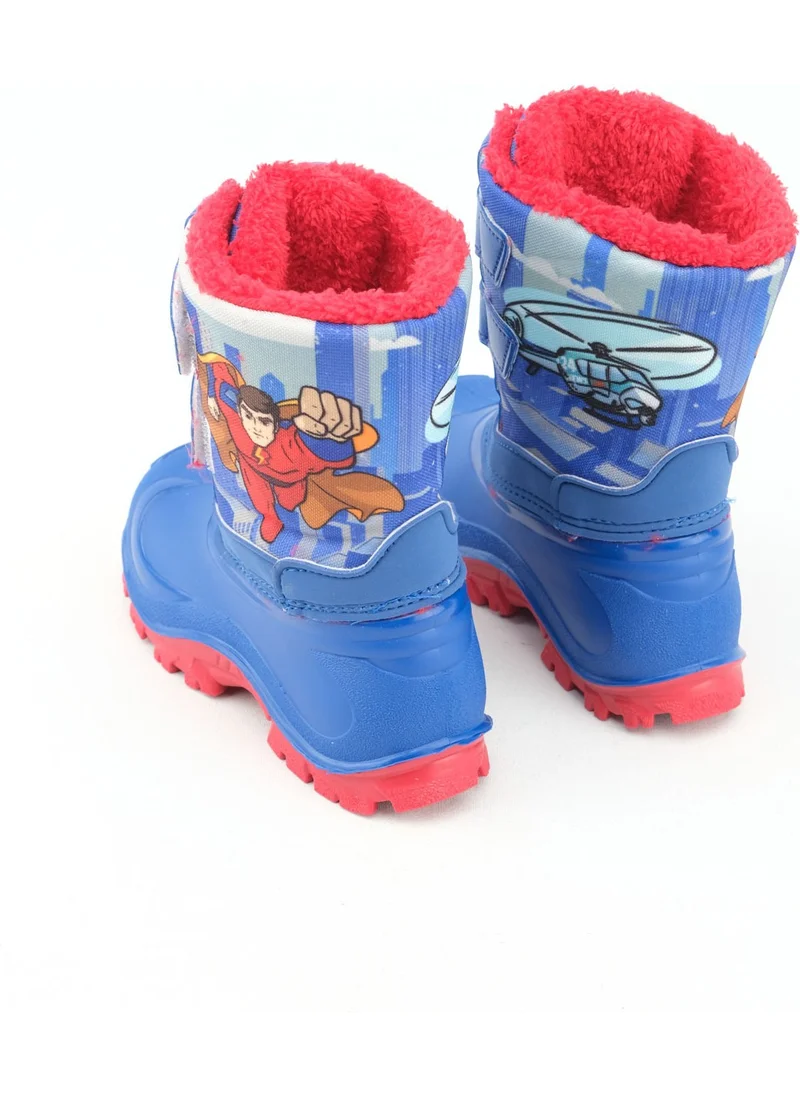 Gezer Winter Boy's Plush Inner Velcro Adjustable Waterproof Braveman Snow Boots