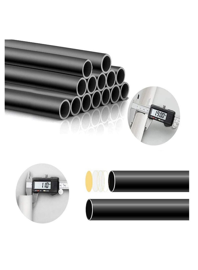 Beauenty Clothes Organizer and Holder, Clothing Stand Metal, Garment Rack (black with Two Shelves) - Image 3