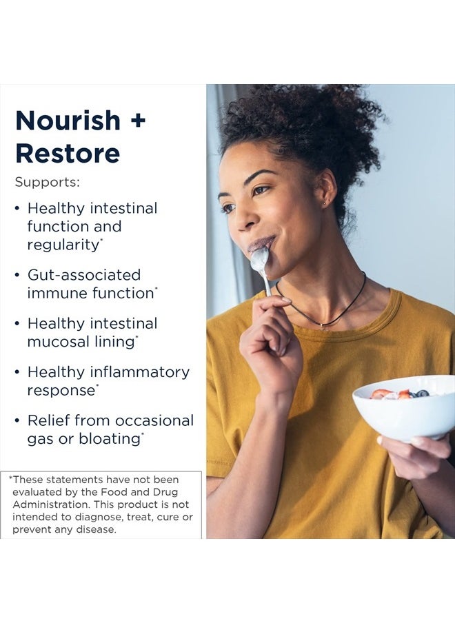 designs for health - GI Revive Gut Health Powder - L Glutamine & Citrus Pectin for Digestive Health + Slippery Elm, Marshmallow Root & Cat's Claw for Healthy Intestinal Function (28 Servings) - Image 1