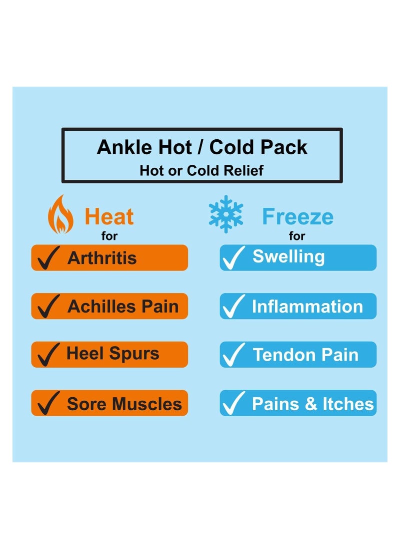 Generic - Ankle Brace Ice Pack for Hot or Cold Therapy ,Sport Injuries Pain Relief - Image 1