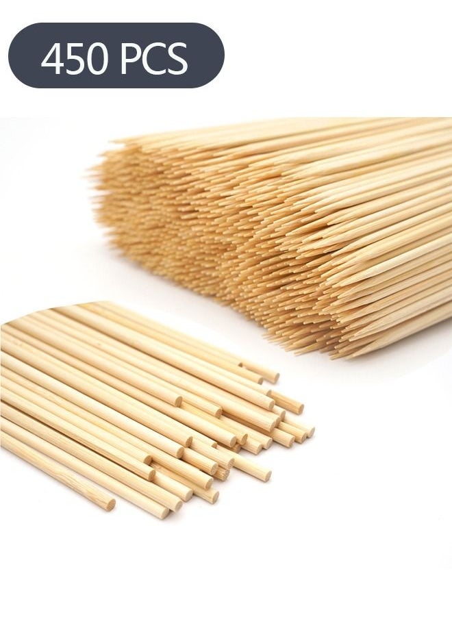 Ant 450-Piece Bamboo Skewer Sticks, Bamboo Skewers for BBQ Appetiser Fruit Kabob (2.5mm*20cm)  - Image 1