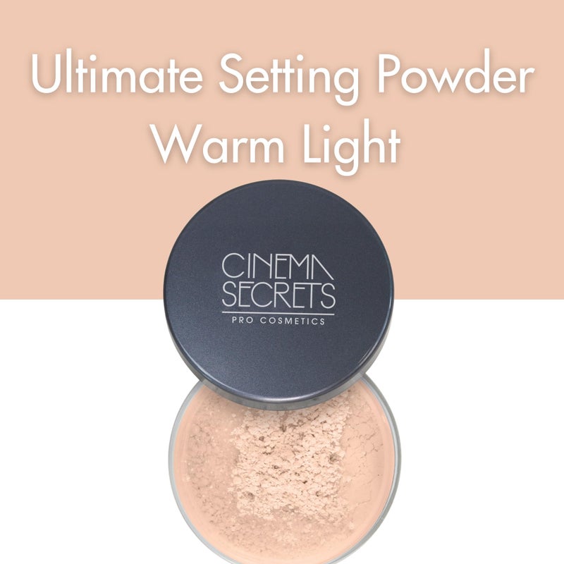 Cinema Secrets Ultralucent Setting Powder-Warm Light Talc-Free Loose Mineral Powder for All Skin Types, Oil Control, Shine-Free Finish, Breathable, Weightless & Moisture-Resistant, Organic - Image 2