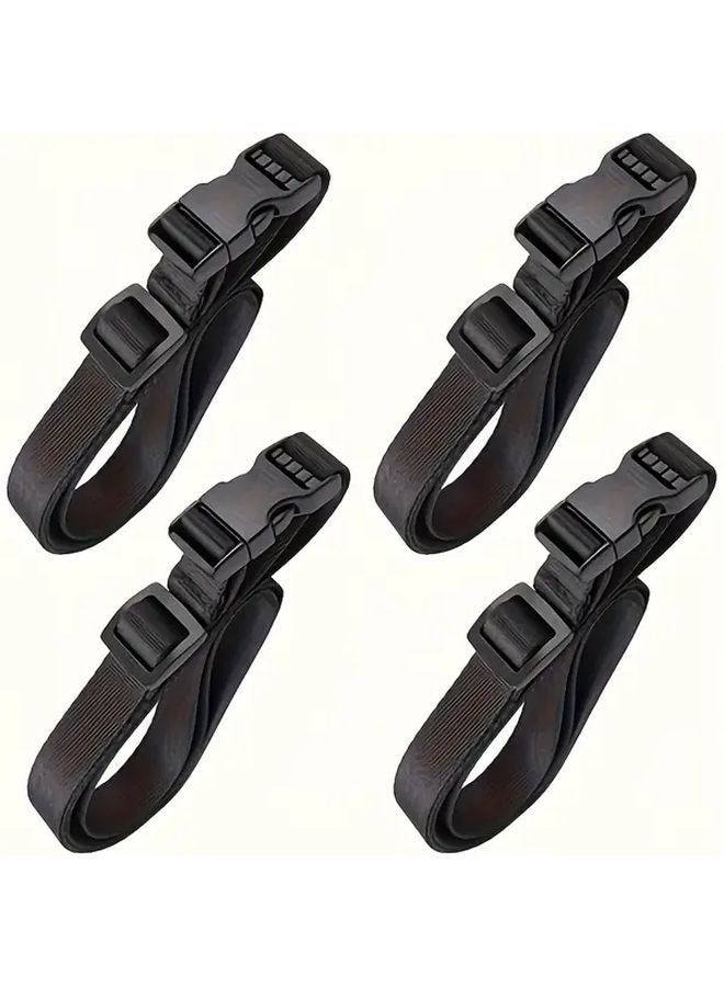 Black Adjustable Quick Release Buckle Strap Non Slip Secure Travel Gear Durable - Image 4