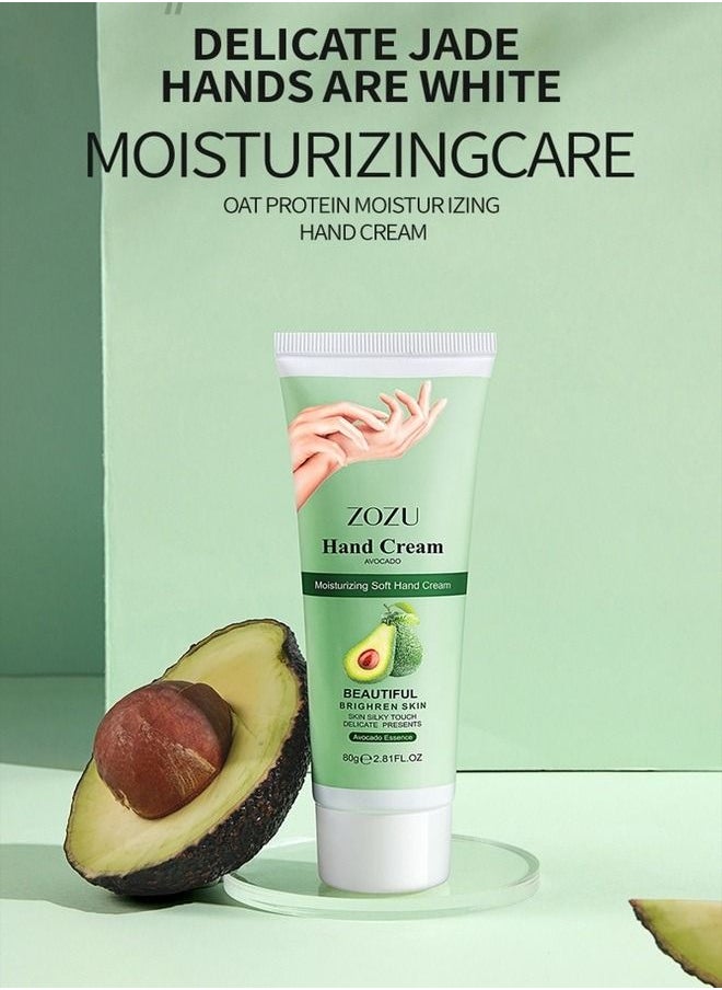 Zozu Moisturizing And Softening Hand Cream With Avocado Extract 80g Enjoy Silky And Radiant Hand Skin  - Image 2