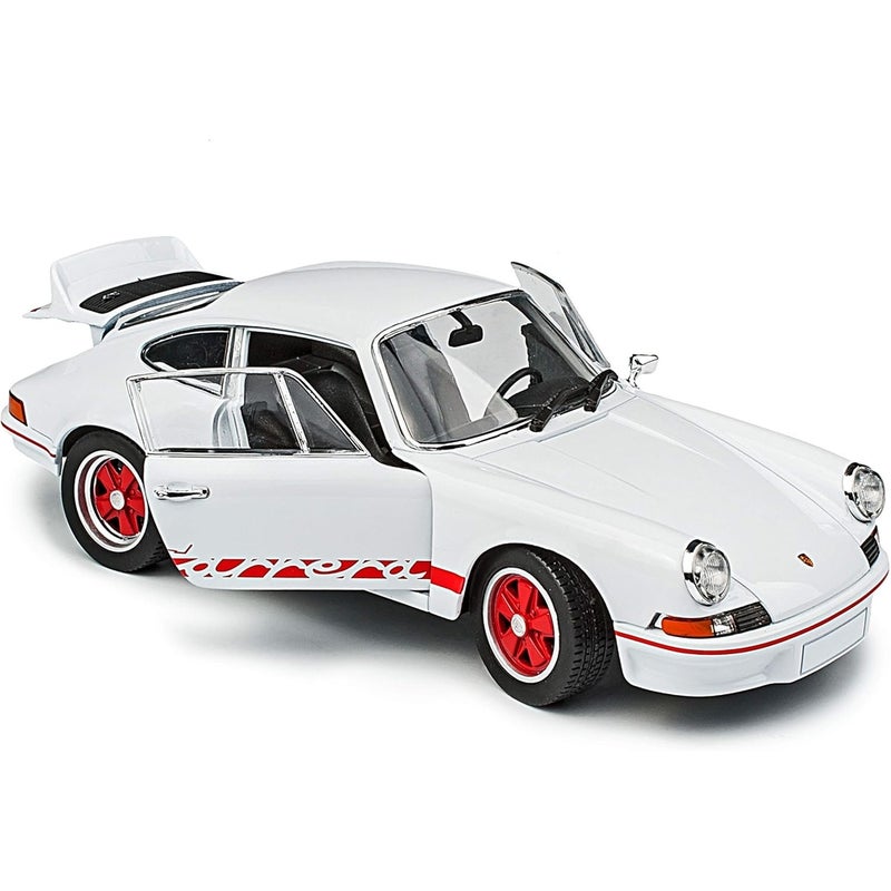 Welly - Porsche 911 Carrera RS 2.7 1/24 Diecast Model - White - 24086 - Image 2