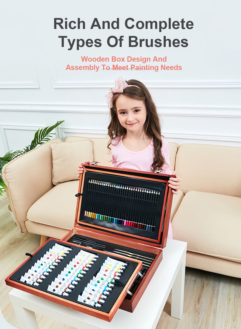 كيدل قلم تلوين الرصاص طلاء أكريليك مسحوق فرشاة الرسم مجموعة للأولاد متعددة الألوان - Image 3