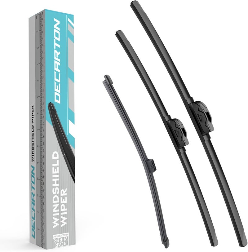 DECARTON Windshield Wiper Blade Set for Hyundai Tucson 2022-2023 - Image 1
