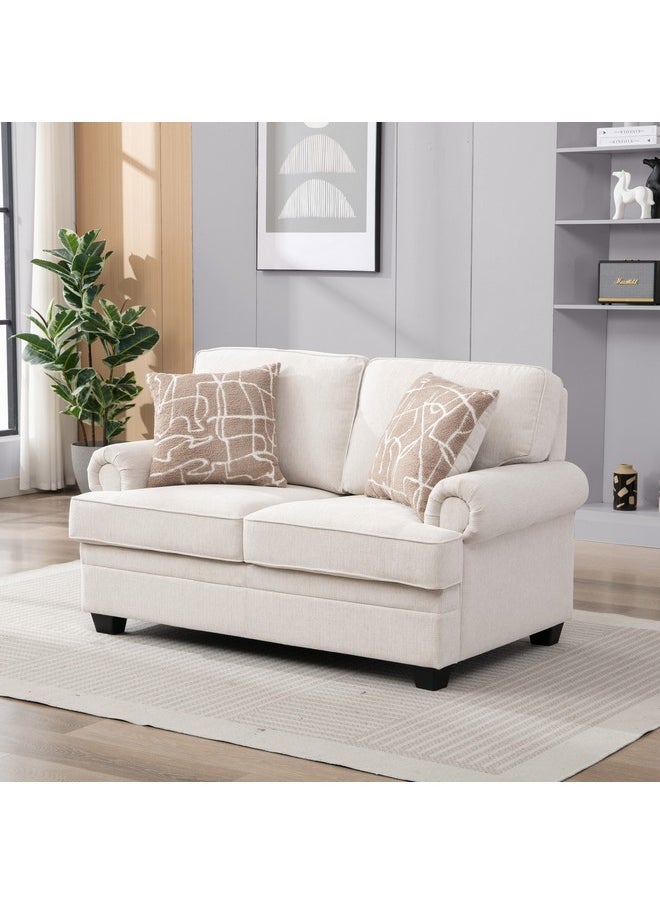 Home Box أريكة قماشية ذات مقعدين أشتون NXT مع وسادتين 88 × 96 × 154 سم  - Image 1