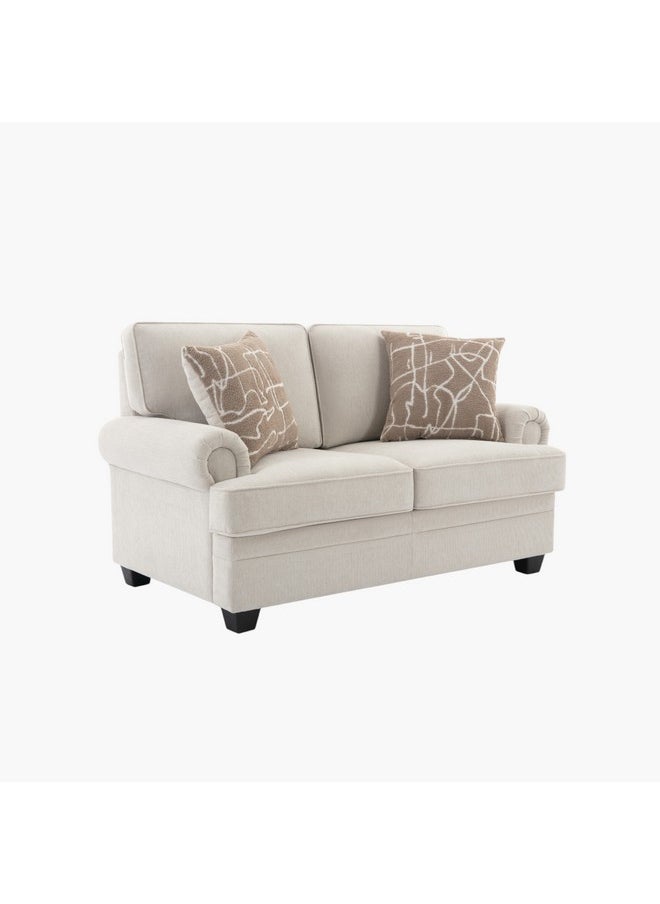 Home Box أريكة قماشية ذات مقعدين أشتون NXT مع وسادتين 88 × 96 × 154 سم  - Image 5