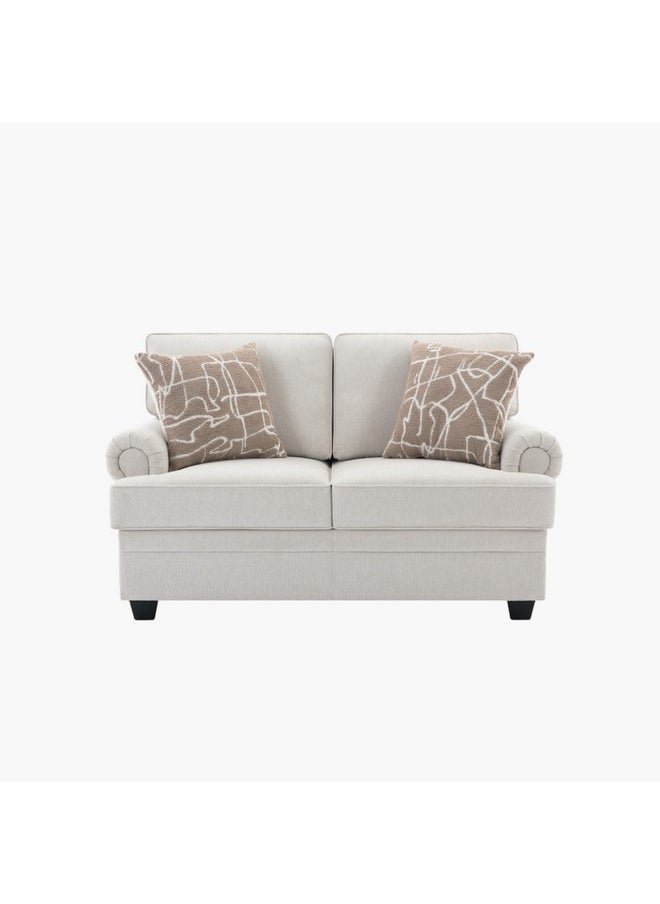 Home Box أريكة قماشية ذات مقعدين أشتون NXT مع وسادتين 88 × 96 × 154 سم  - Image 4