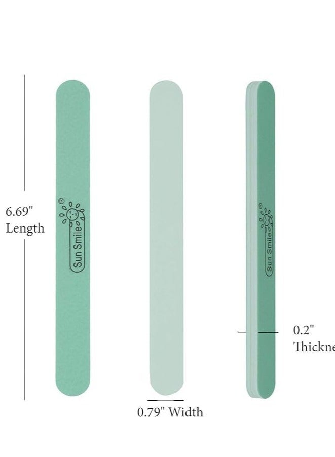 SUN SMILE Nail Shinning Buffer 600/3000 Grit, Two Side Manicure and Pedicure Tools (15 PIECES) - Image 4