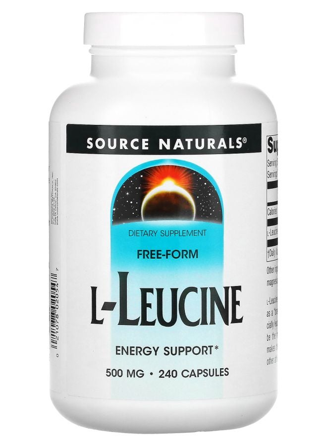 L-Leucine 500 mg 240 Capsules