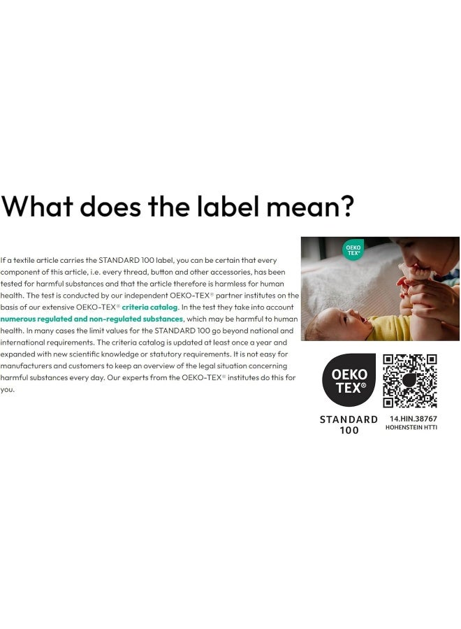 CANNON Solid Percale 200 Thread Count Sheet Sets White 100% Cotton 4-Piece Queen Sheet Set, Solid Color Themed, Adult Bedding, Oeko-TEX Certified - Image 4