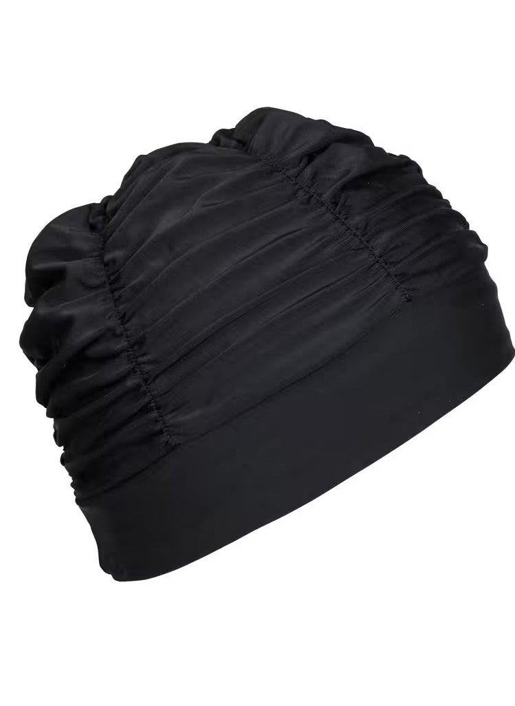 Mesh Swimming Cap - Volume Black