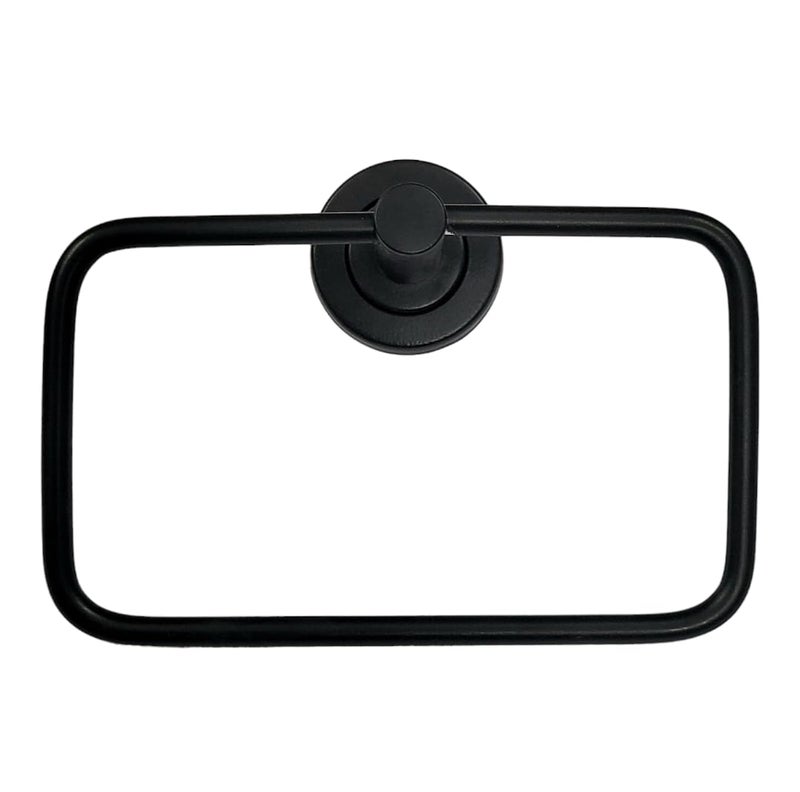 Nooks Stainless Steel Folding Towel Rack Chrome for BathroomTowel StandTower HolderTowel Hanger Double Towel Rod Size BlackPack of 2 - Image 4