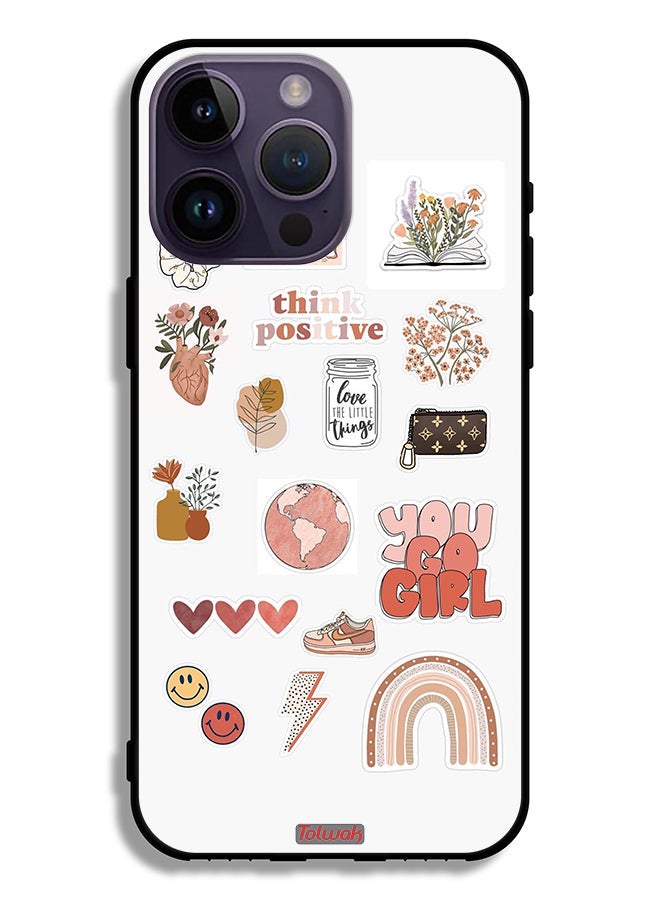 Tolwak Apple iPhone 14 Pro Max Protective Case You Go Girl - Image 2