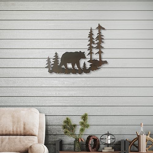 Young's Inc. Laser Cut Metal Bear – 20” x 16” - Bear Decorations for Home - Cabin Decor - Image 5