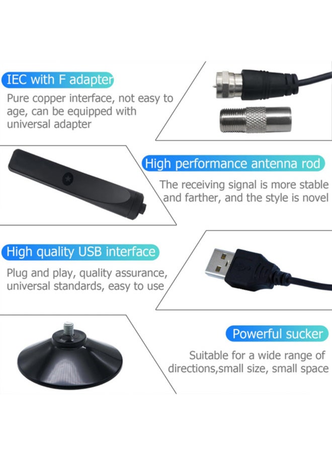Chixing - TV Antenna Indoor Antenna for Smart TV for Long Range Reception and All Smart TVs HD Digital Antenna with Amplifier Audio Video for Local Channels Supports 4K 1080p-2025 Upgrade - Image 1