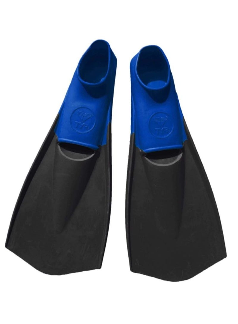 TYR LFN Flexfins Swim Equipments & Accessories For Men & Women (Black/Blue,XXX-Small) - Image 1