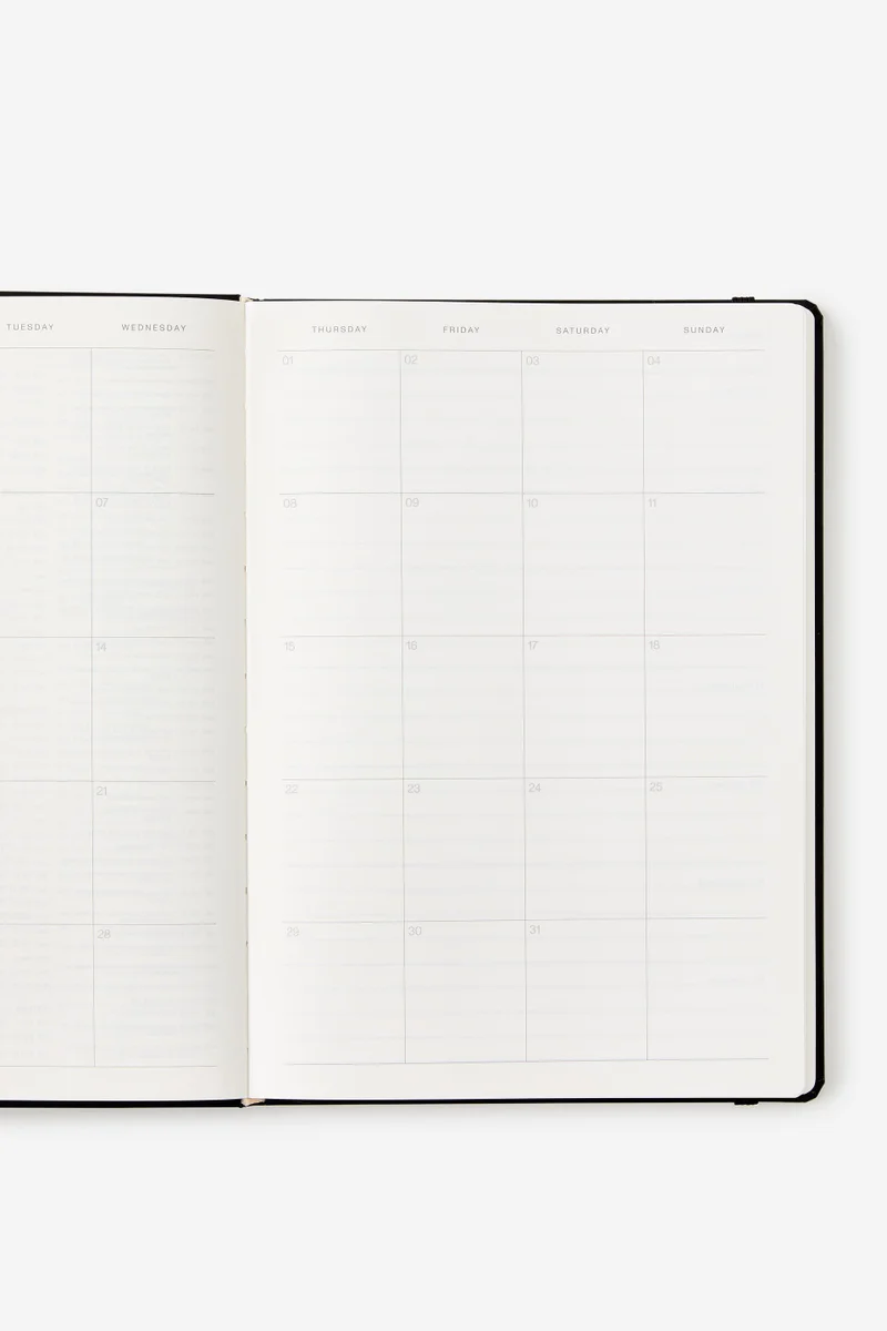 تايبو دفتر يوميات أسبوعي مقوى مقاس  لعام