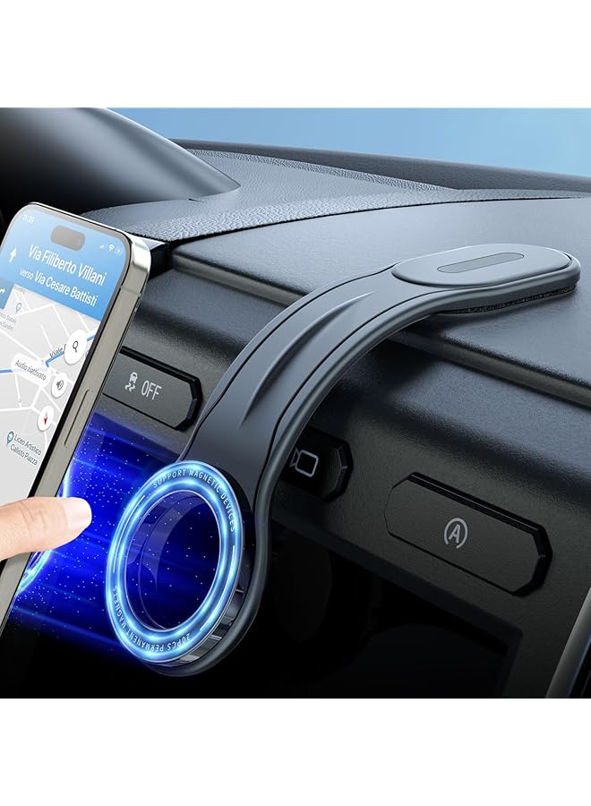 Green Tiger Detachable Phone Car Mount for Magsafe, Strong Magnets Hands Free iPhone Car Holder Mount, Automobile Dashboard Car Phone Holder for iPhone 15 14 13 12 Pro Plus Max