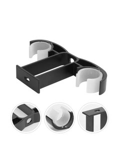 SYOSI 2Pcs Curtain Rod Brackets Aluminum Alloy Holders Top Mounted Double Hanging Ceiling Mount Drapery  - Image 4