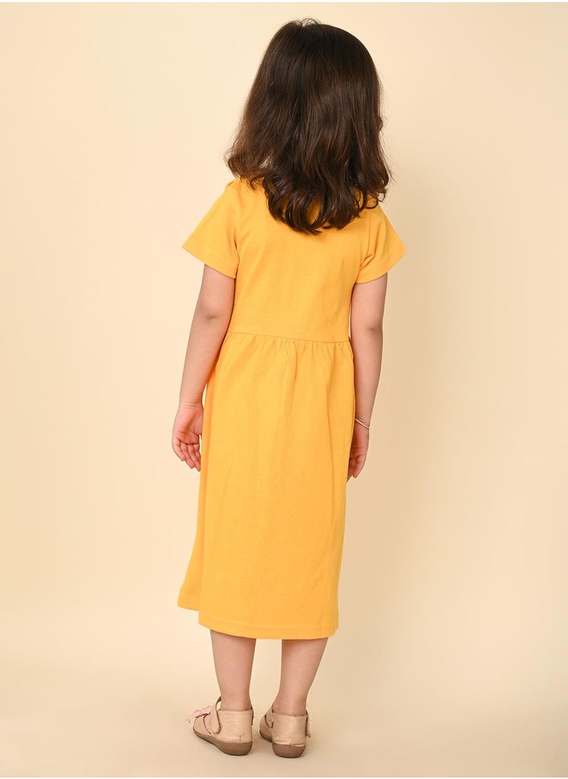 LILPICKS Yellow Girls Wear Dresses  - Image 2