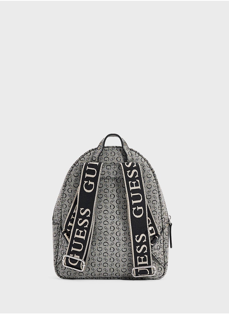 GUESS Farah Zip Over Backpack  - Image 2