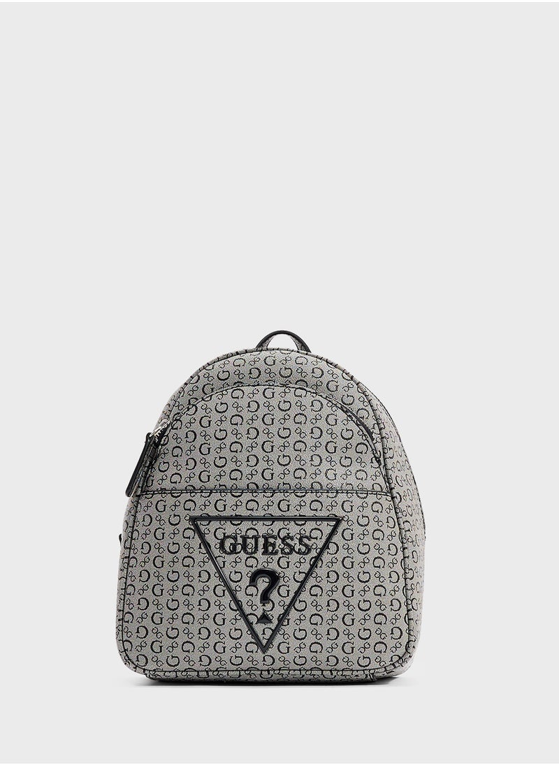 GUESS Farah Zip Over Backpack  - Image 1
