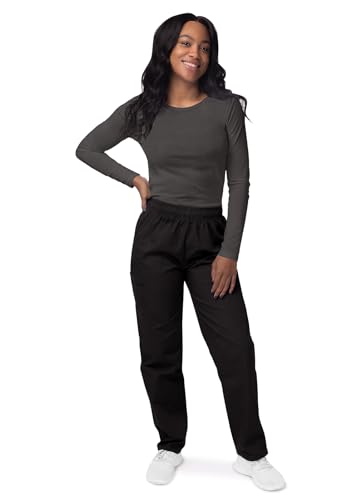 Sivvan Scrubs for Women - Long Sleeve Comfort Underscrub Tee - S8500 - Charcoal - S - Image 4