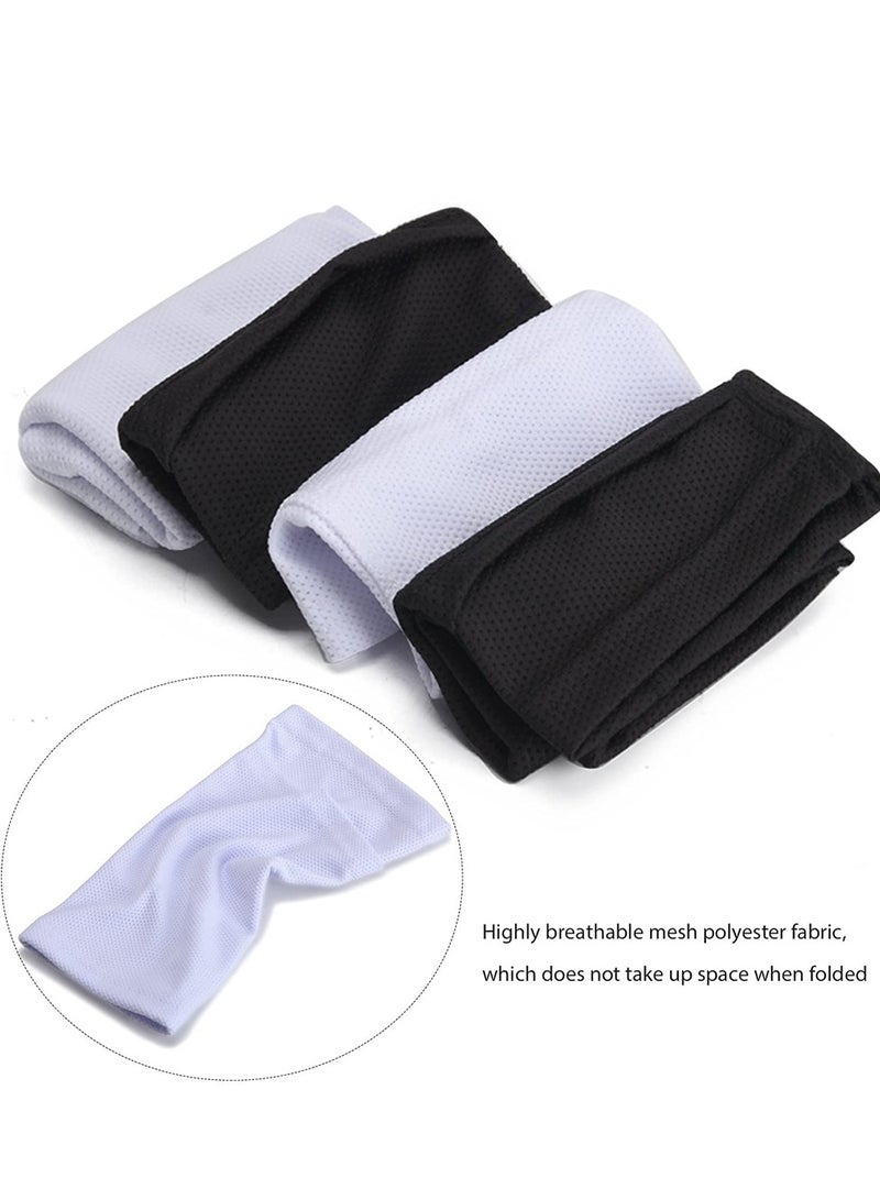 Luckam 2 Pairs Soccer Shin Guard Socks, Breathable Soccer Shin Guard Sleeves with Pocket for Football Shin Pads, Shin Pads Holder for Kicking Ball, Running, Cycling - Image 2