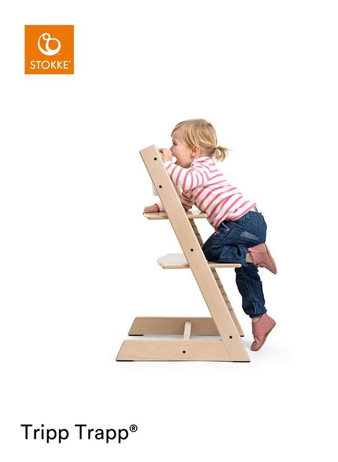 STOKKE Tripp Trapp Chair Adjustable, Convertible Baby High Chair For Toddlers , Children And Adults Convenient, Comfortable And Ergonomic Classic Design Serene Pink
