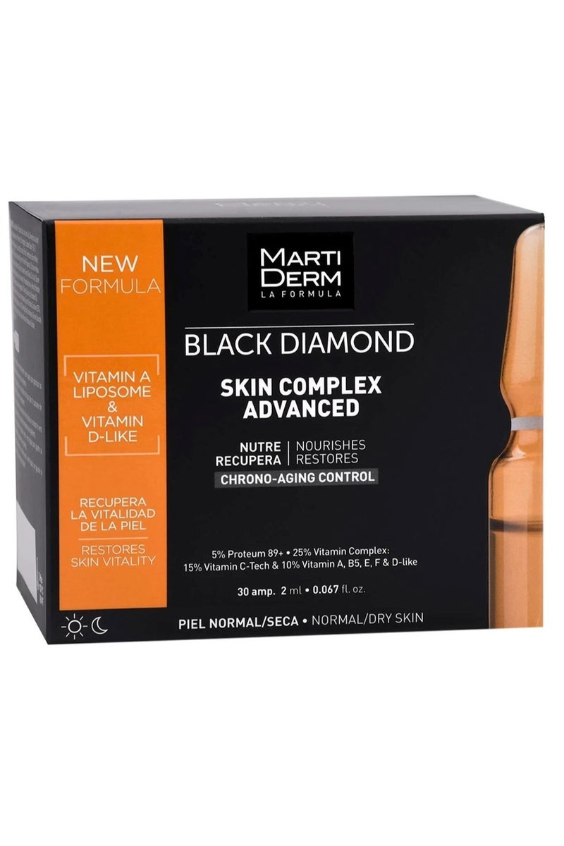 Martiderm Black Diamond Skin Complex Advanced Anti-Aging Ampoules 30*2ml - Image 1