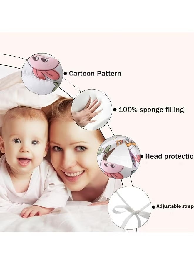 oldlaiben Baby Head Protector - Baby Helmet for Crawling Walking Running - No Bumps and Soft Cushion - Adjustable Protective Cap Infant Baby Safety Headguard - Toddler Helmets 6-12 Months 1-2 Years Old - Image 4