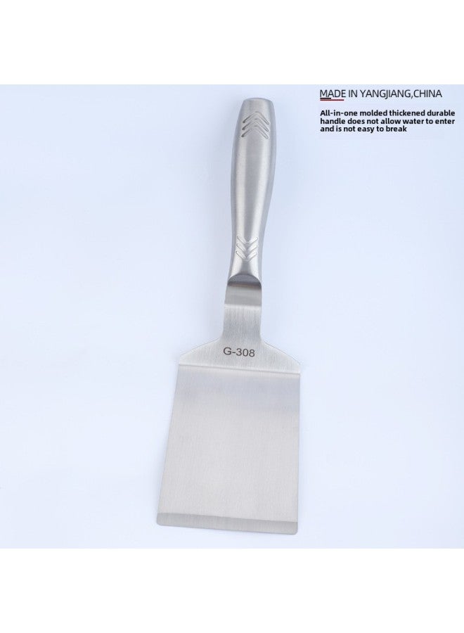 High-grade Stainless Steel Handle Tiramisu Special Shovel Baking Pastry Shovel Fried Steak Teppanyaki Multi-purpose Shovel-Color:Steel Handle Thickened Tiramisu Pastry Shovel (one-piece Molding) Durable - Image 3