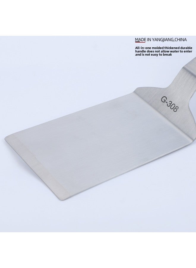 High-grade Stainless Steel Handle Tiramisu Special Shovel Baking Pastry Shovel Fried Steak Teppanyaki Multi-purpose Shovel-Color:Steel Handle Thickened Tiramisu Pastry Shovel (one-piece Molding) Durable - Image 4