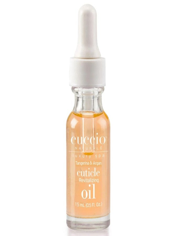 Cuccio Naturale Revitalizing Cuticle Oil - Tangerina & Argan (0.50 oz) - Hydrating Nourishing Treatment for Dry, Brittle Cuticles, Vitamin-Enriched, Fast-Absorbing, Non-Greasy Formula - Image 1