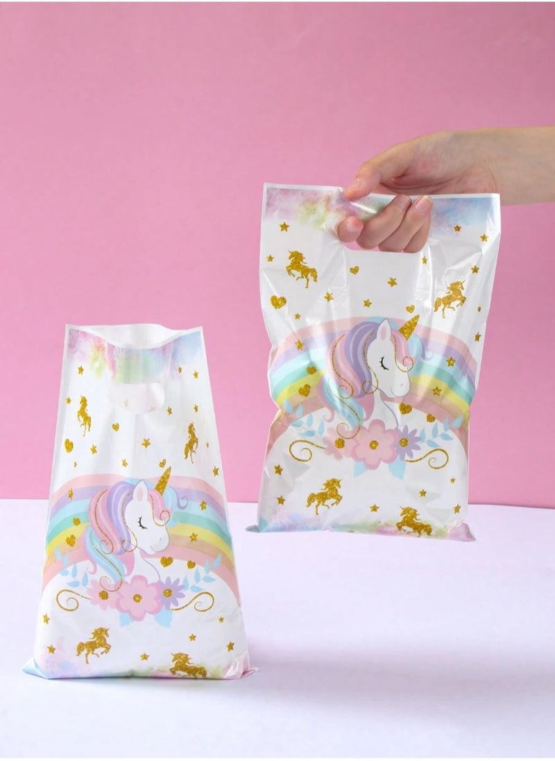 Generic 20 pcs Unicorn Plastic Bags for Gifts, Candy, Birthday Parties, Baby Showers  - Image 3