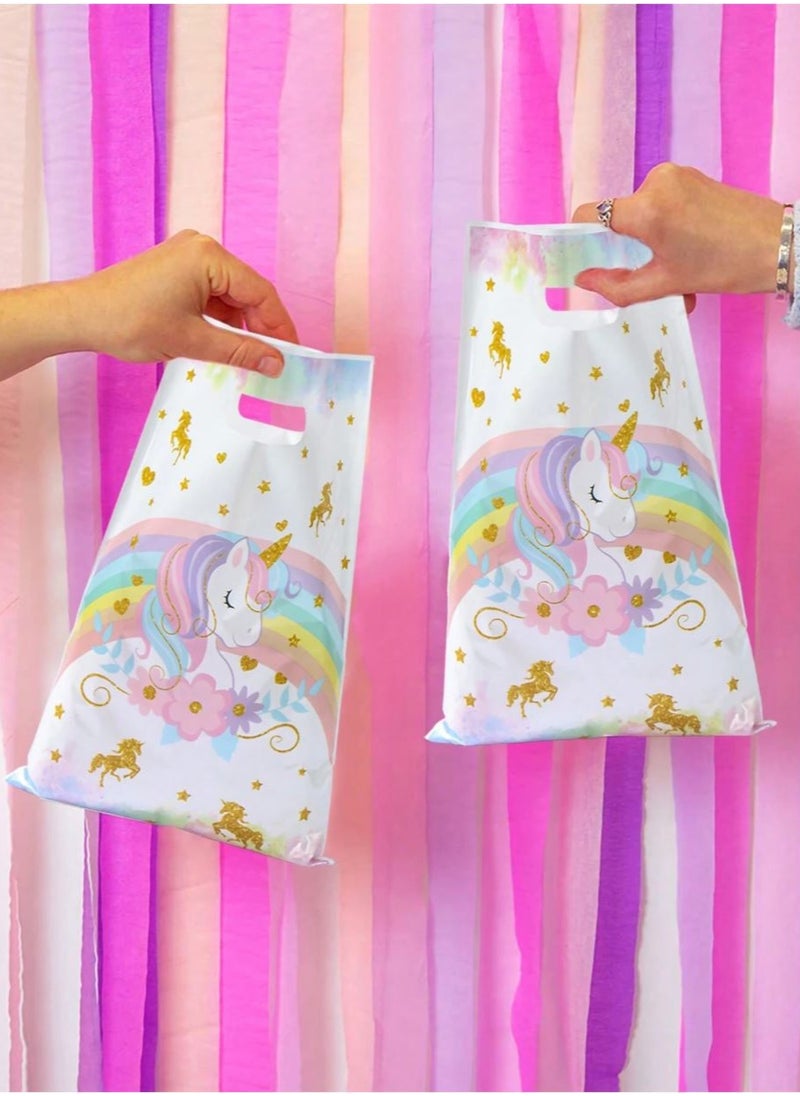 Generic 20 pcs Unicorn Plastic Bags for Gifts, Candy, Birthday Parties, Baby Showers  - Image 5