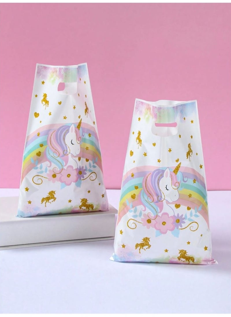 Generic 20 pcs Unicorn Plastic Bags for Gifts, Candy, Birthday Parties, Baby Showers  - Image 4